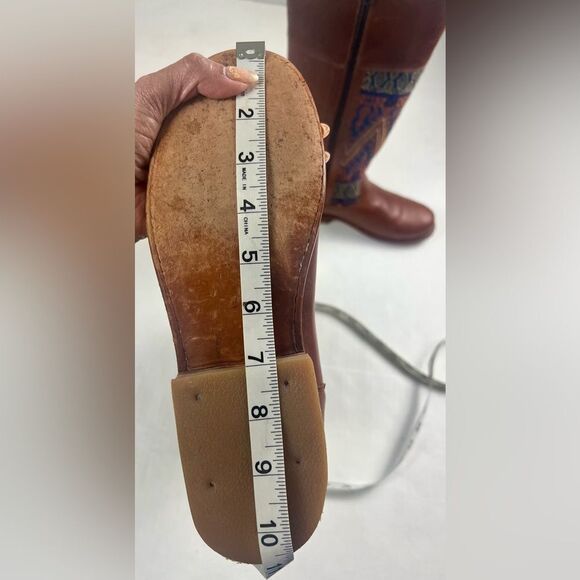 Teysha Leather Riding Boots/Aztec Textile - Picture 14 of 15